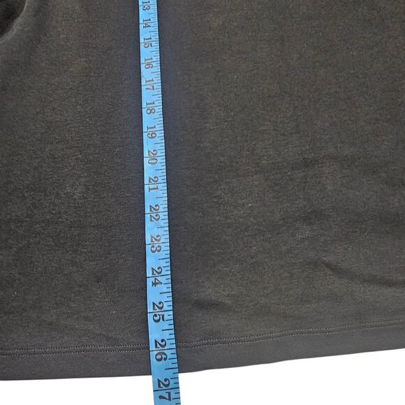 LL Bean Short Sleeve 100% Cotton Black V-Neck Tee Shirt Plus Size 2X - Picture 6 of 8